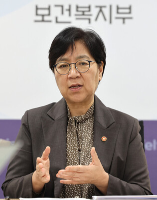 Health minister gives interview