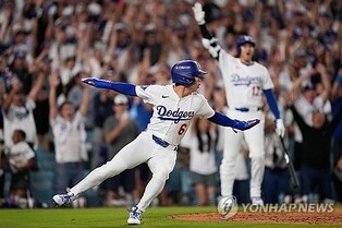 김혜성, 연장 11회 끝내기 득점…다저스, 2년 연속 NLCS 진출(종합)