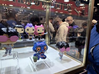 Character figures from 'KPop Demon Hunters'