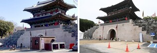 진주성 공북문 가로막던 매표소 이전…"역사적 경관 되찾아"