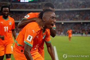 코트디부아르·남아공·세네갈, 북중미 월드컵 본선 진출