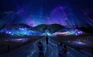 APEC 열리는 경주 빛으로 피어난다…대릉원서 미디어아트 상영