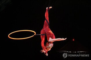 위태롭고 아름다운 후프 곡예…태양의서커스 '쿠자' 서울 상륙