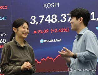 (LEAD) Seoul shares soar to record high on optimism over trade deal with U.S.