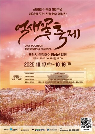 포천 산정호수 '명성산 억새꽃 축제' 개막…19일까지 열려