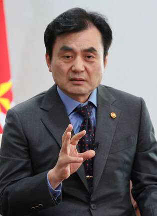 Defense chief gives interview