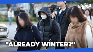 Sudden cold snap hits Korea: First cold wave alert of the season