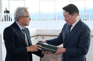 Nvidia CEO in Gyeongju