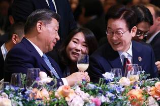Lee attends APEC summit dinner