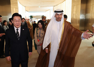S. Korean President Lee in UAE