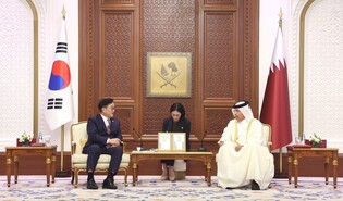 Parliamentary leaders of S. Korea, Qatar meet