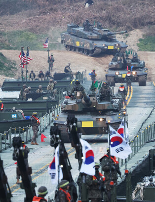 River crossing drill