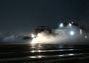 Air Force's snow clearing operation