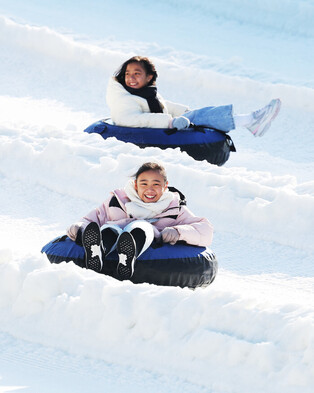 Fun sledding