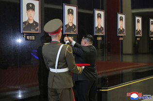 N.K. troops return from Russia