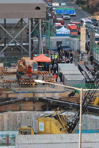 Seoul construction site accident