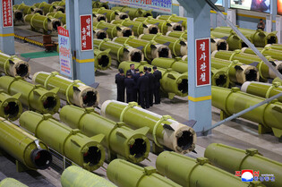 N.K. leader calls for expanding missile, shell production capacity