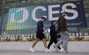 Convention center hosting CES 2026