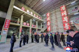 N.K.'s construction of memorial for soldiers killed in Ukraine war