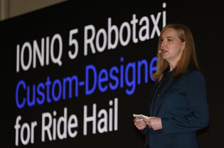 Test drive of Hyundai Motor-backed Ioniq 5 robotaxi