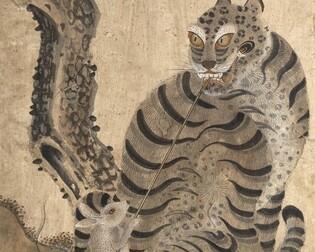 New exhibition explores Korean folk art roots of Netflix's 'Derpy the Tiger'