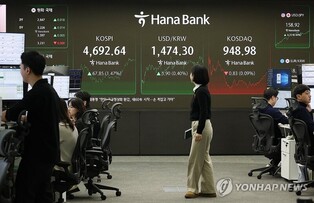 KOSPI briefly tops another milestone of 4,700 points