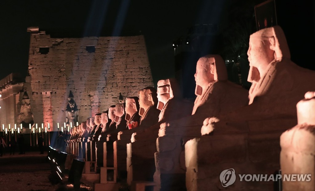 이집트 룩소르 '스핑크스의 길' [EPA 연합뉴스 자료사진. 재판매 및 DB 금지]