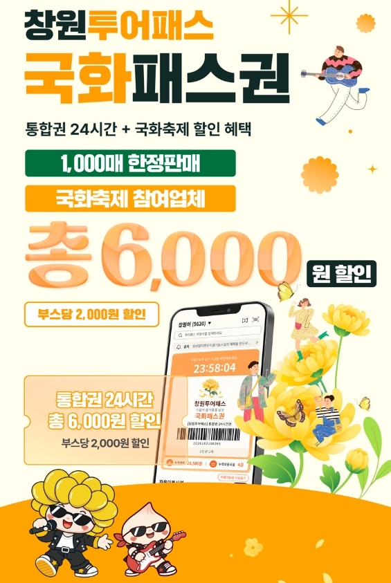 창원 국화투어패스 [창원시 제공. 재판매 및 DB 금지]