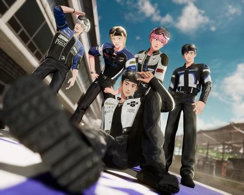 Virtual idol group Plave is seen in this photo provided by Vlast. (PHOTO NOT FOR SALE) (Yonhap)