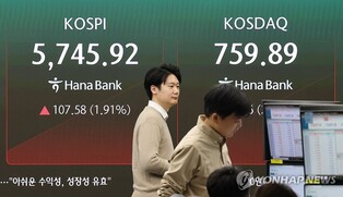 Seoul stocks up nearly 6 pct Wed. morning on SK hynix earnings