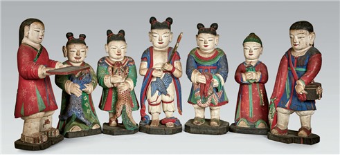 안성 칠장사 목조동자상 [불교중앙박물관 제공. 재판매 및 DB 금지]