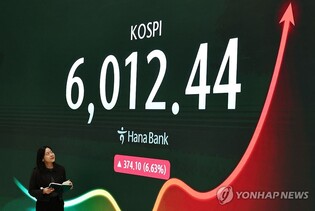 (2nd LD) Seoul shares soar over 6 pct on revived AI optimism, SK hynix earnings