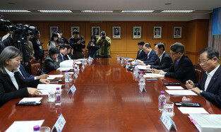 Financial regulator meets heads of financial holding companies