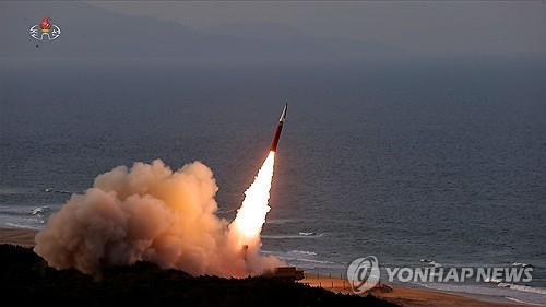  North Korea tests a new combat weapon system at an unspecified location on Sept. 20, 2026, in this file photo taken from the North's official Korean Central Television on Sept. 22. (For Use Only in the Republic of Korea. No Redistribution) (Yonhap)