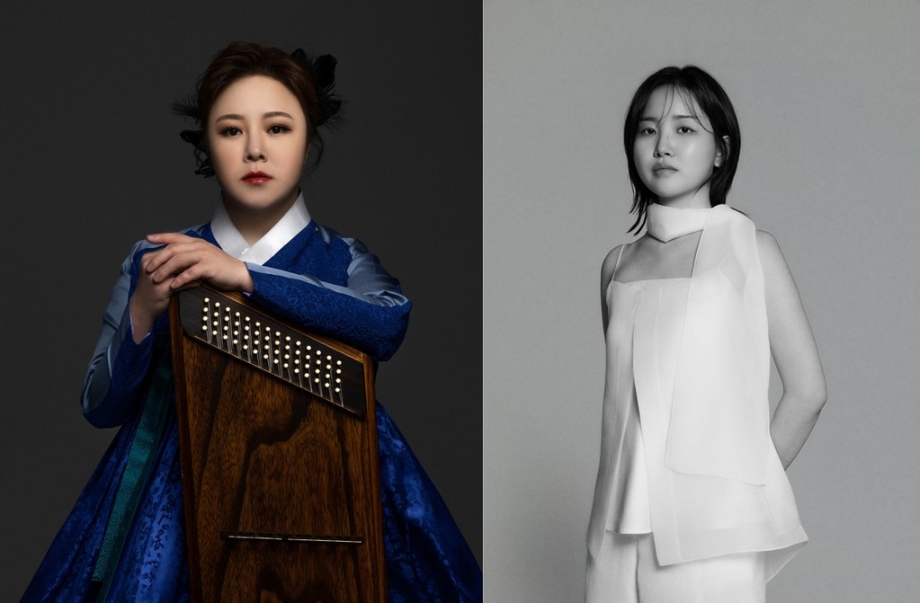 양금 연주자 윤은화(왼쪽), 생황 연주자 한지수(오른쪽) [국립박물관문화재단 제공. 재판매 및 DB 금지]