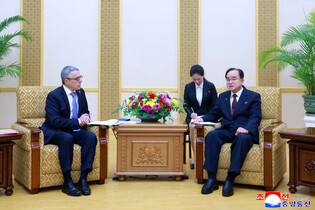 Swiss FM meets N.K. party secretary in Pyongyang